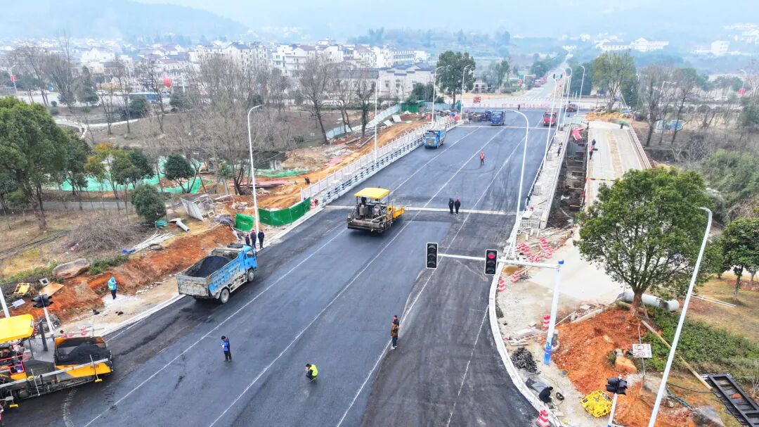 今日通车！九华山通慧桥双向六车道启用